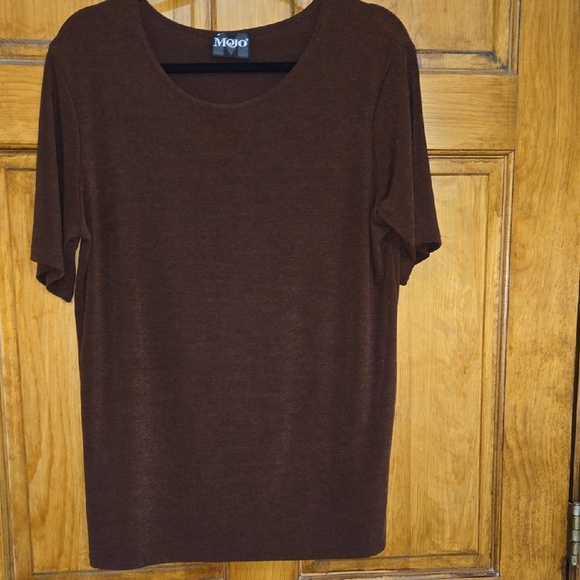 Mojo Moxy Brown Fitted Short Sleeve Tee - Picture 2 of 5